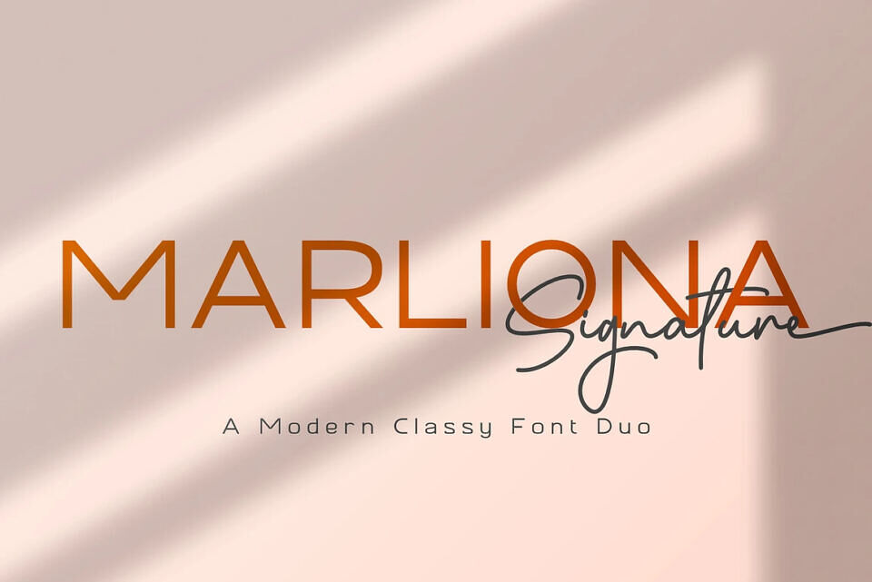 Marliona Signature Font