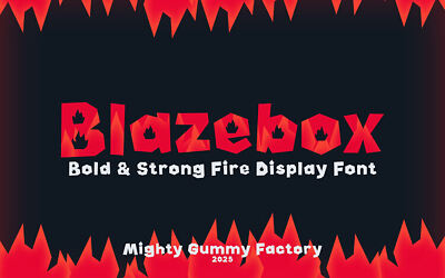 MGF Blazebox Font