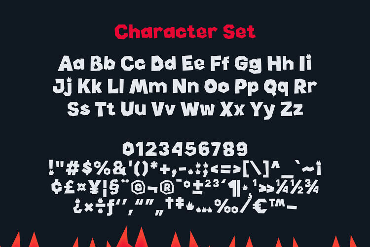 MGF Blazebox Font