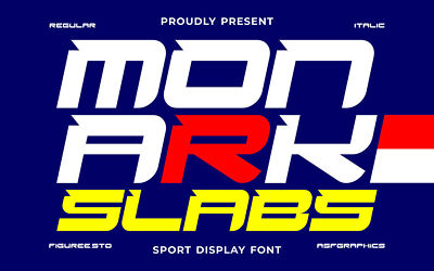 Monark Slabs Font
