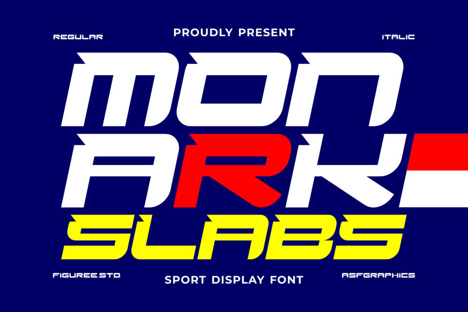 Monark Slabs Font