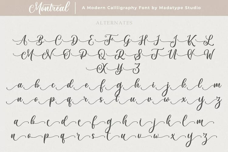 Montreal Font