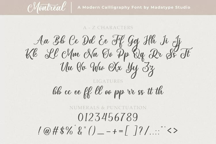 Montreal Font