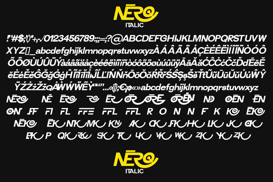 Nero Font