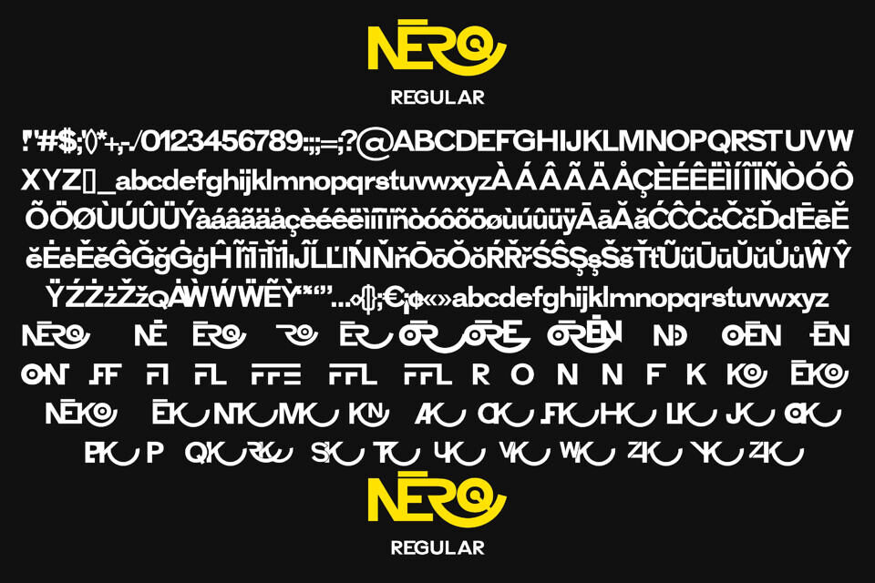 Nero Font