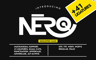 Nero Font