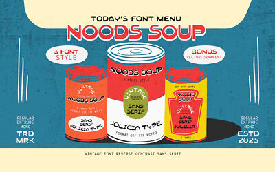Noods Soup Font