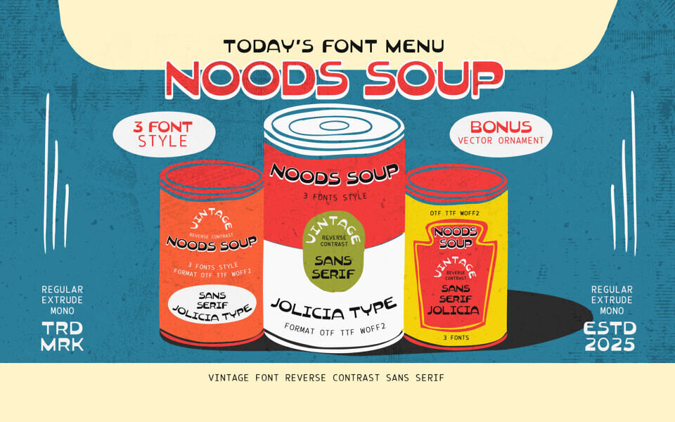 Noods Soup Font