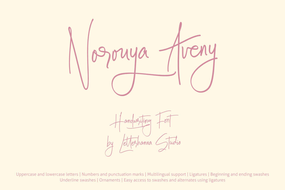 Norouya Aveny Font