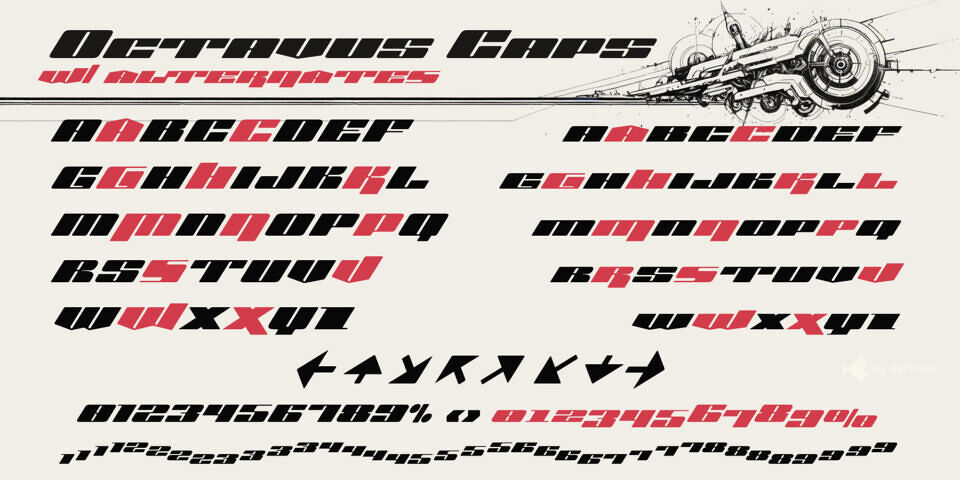 Octavus Caps Font