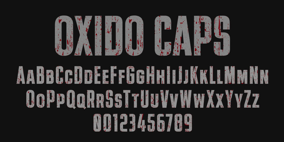 Oxido Eroded Font