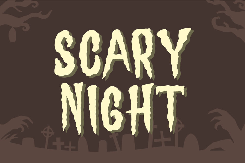 Phantom Shadow Display Font