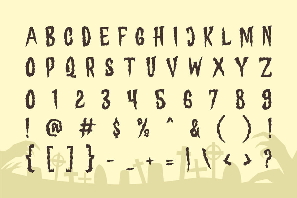 Phantom Shadow Display Font