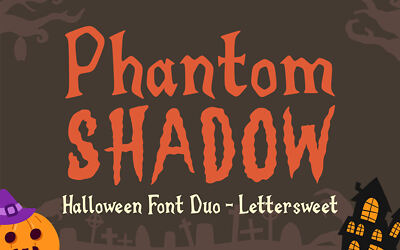Phantom Shadow Display Font