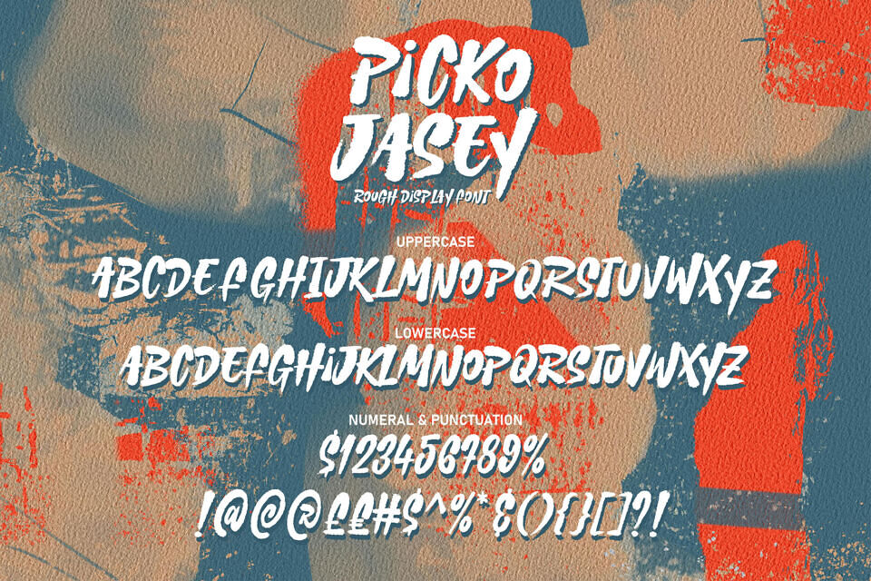 Picko Jasey Font