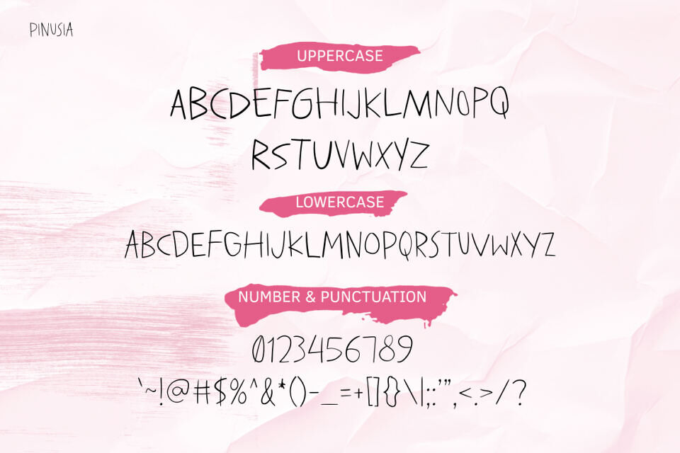 Pinusia Font