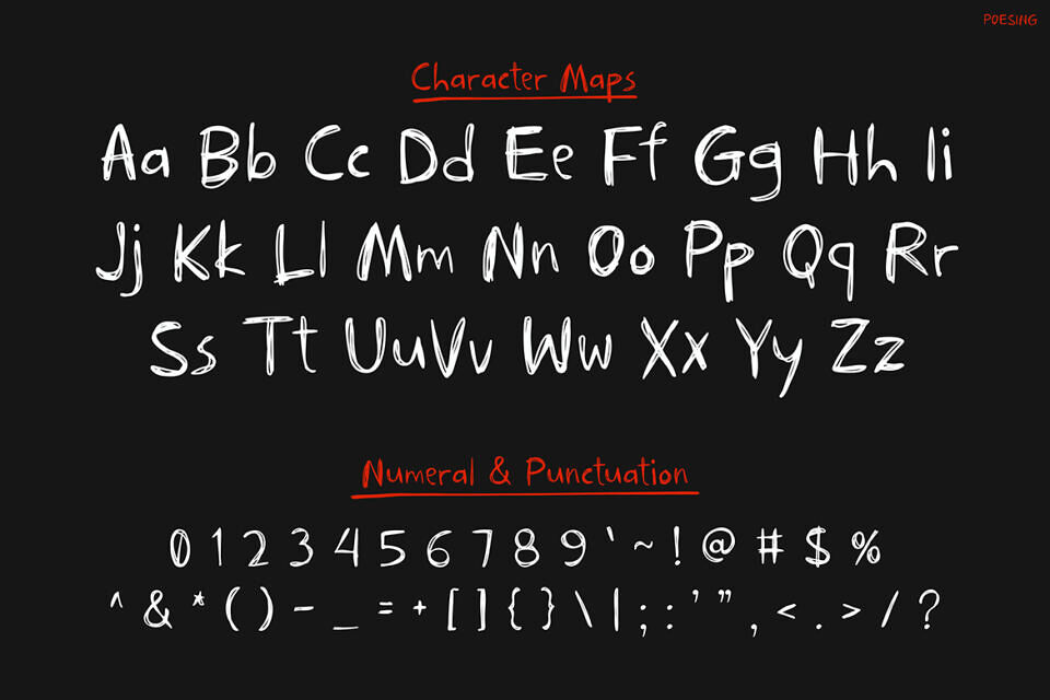 Poesing Font