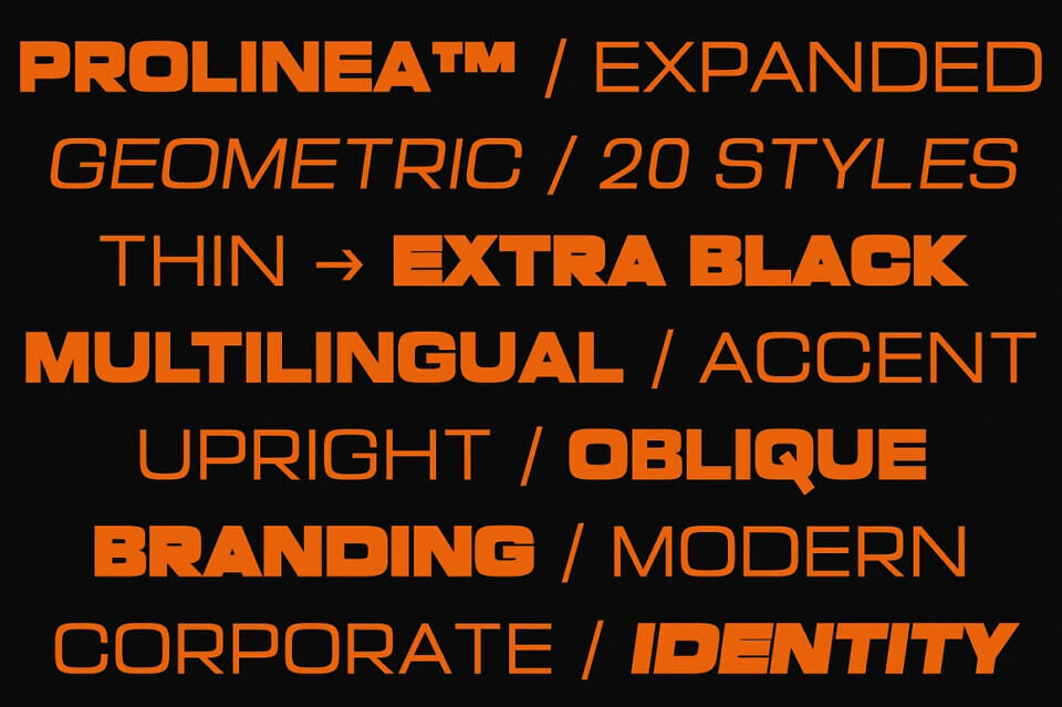 Prolinea Font