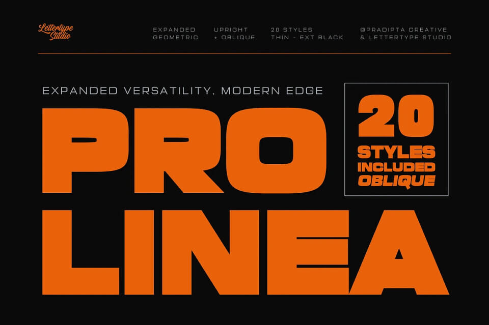 Prolinea Font