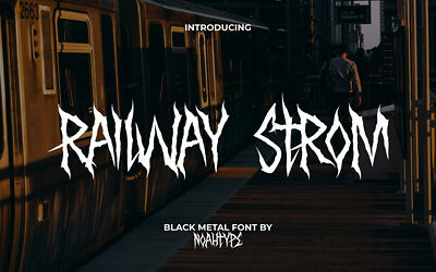Railway Strom Font