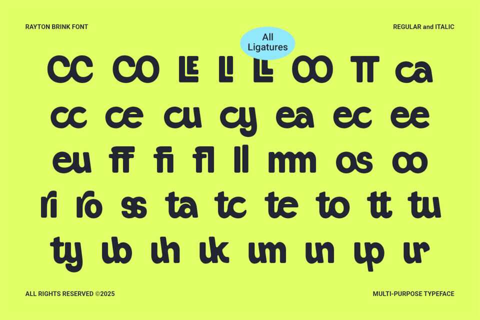 Rayton Brink Font
