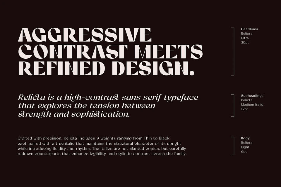 Relicta Font