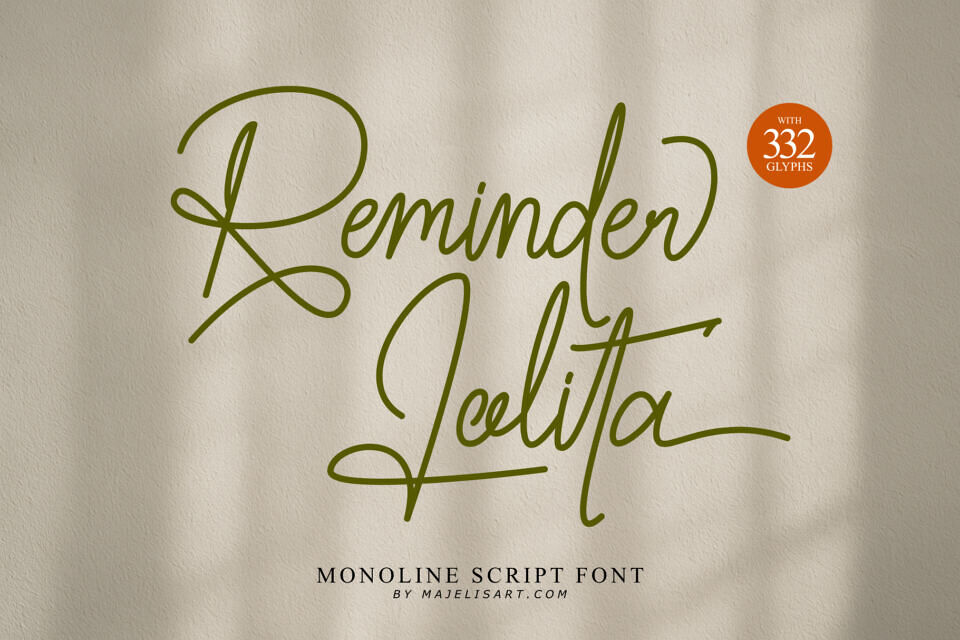 Reminder Lolita Font