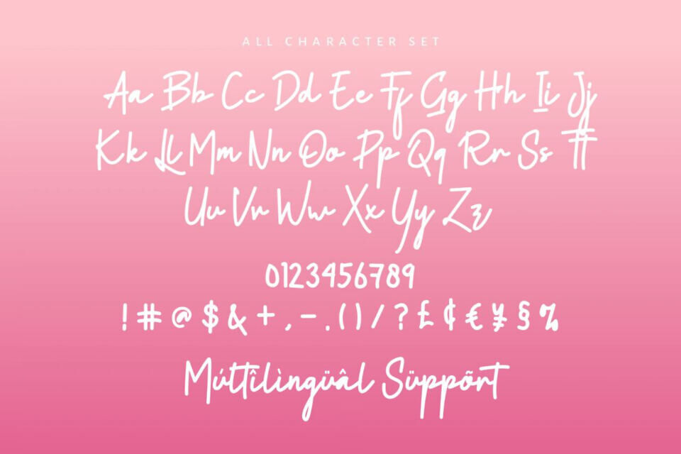 Renubela Signature Font