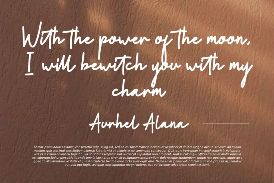 Renubela Signature Font