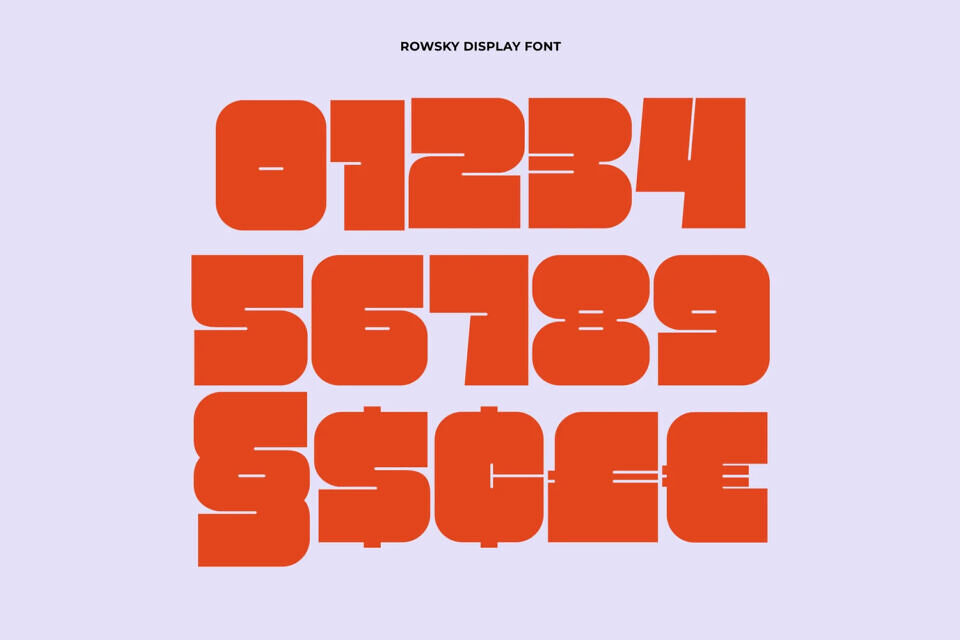 Rowsky Font