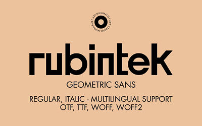 Rubintek Font