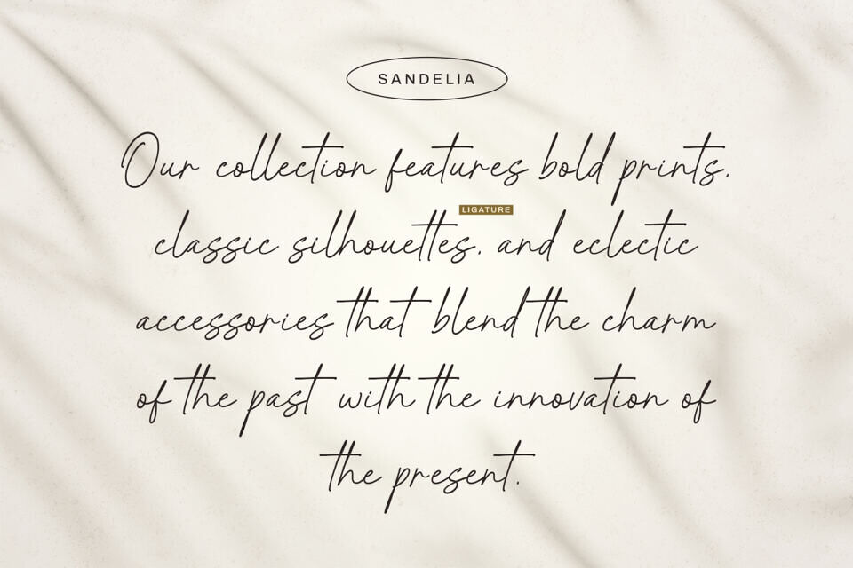 Sandelia Font