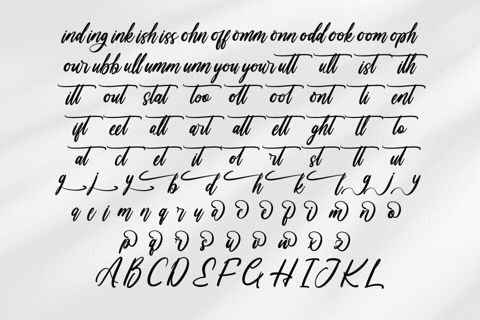 Shinerak Mottage Font