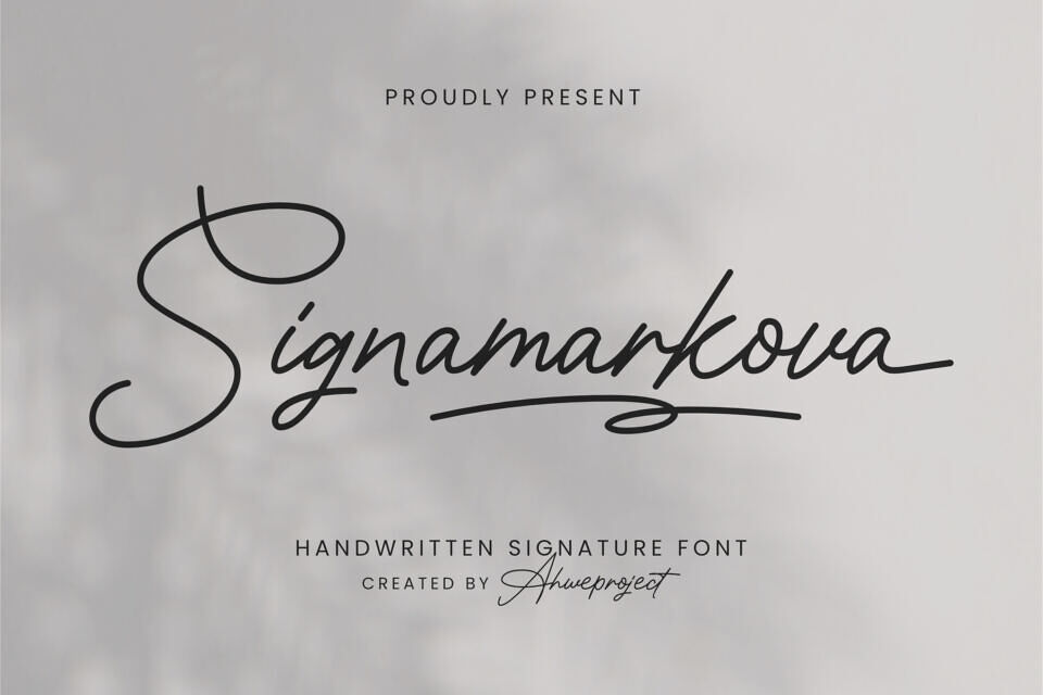 Signamarkova Font