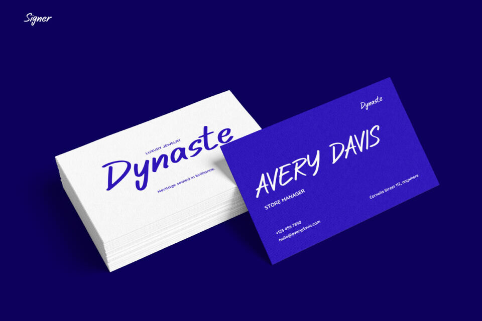 Signer Font