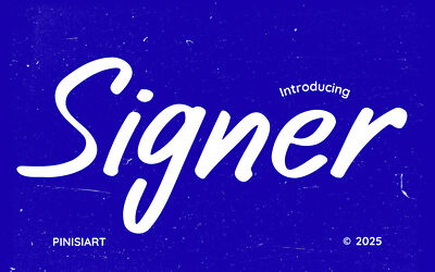 Signer Font