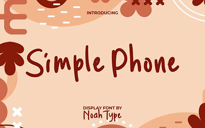 Simple Phone Font