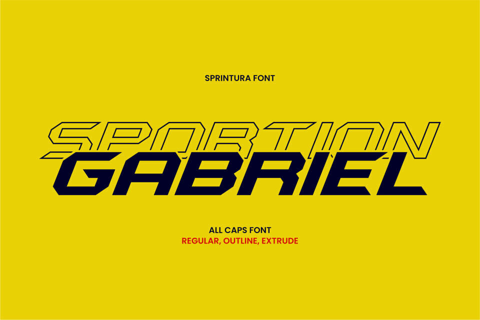 Sprintura Font
