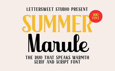 Summer Marule Font