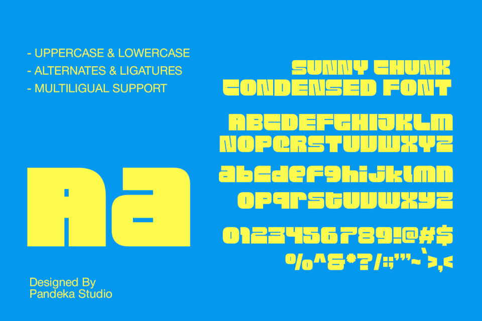 Sunny Chunk Font