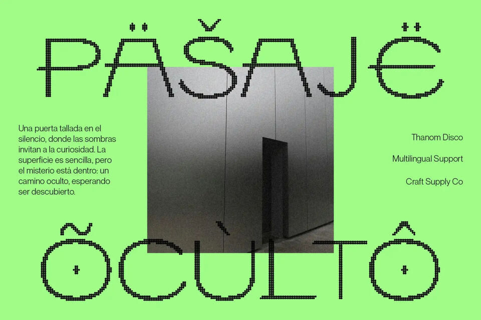 Thanom Disco Font
