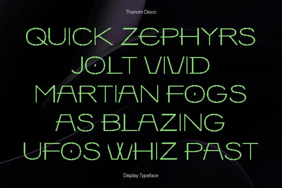 Thanom Disco Font