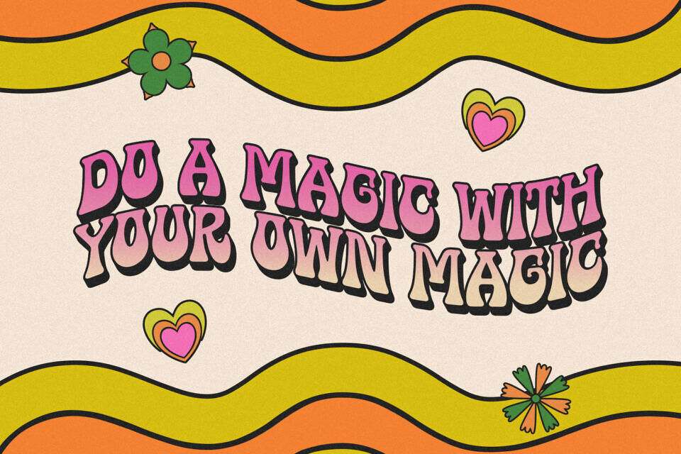 The Psychedelic Peace Font