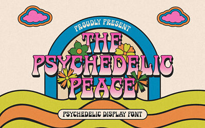 The Psychedelic Peace Font