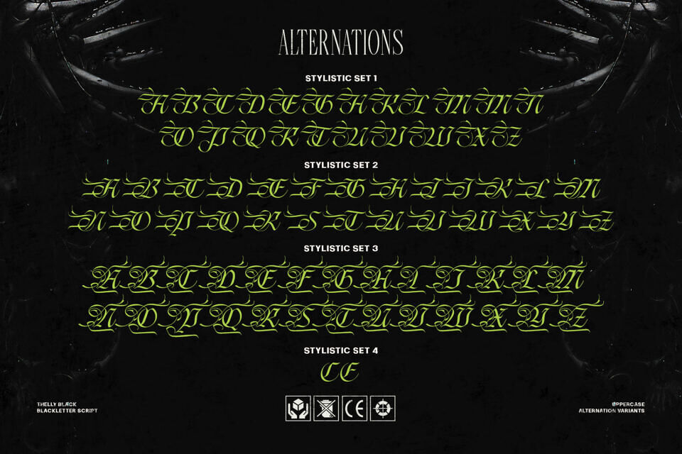 Thelly Black Font