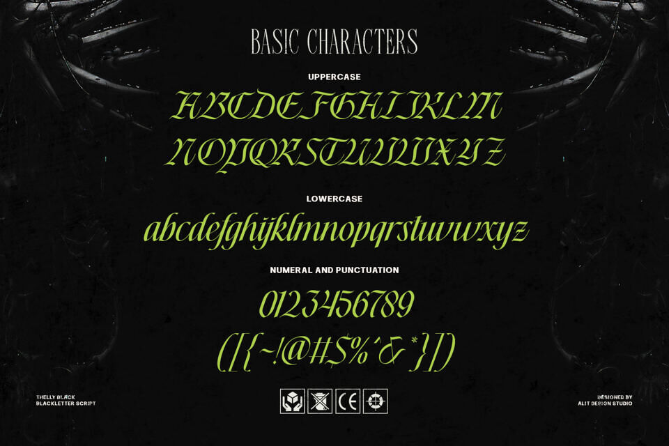 Thelly Black Font
