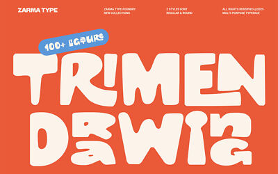 Trimen Drawing Font