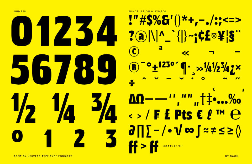 Ut Bagh Display Font