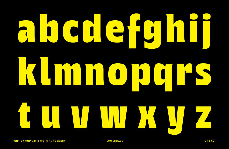 Ut Bagh Display Font