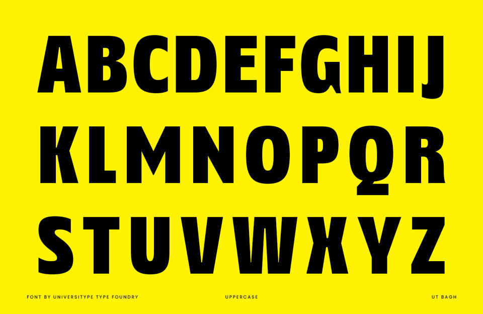 Ut Bagh Display Font